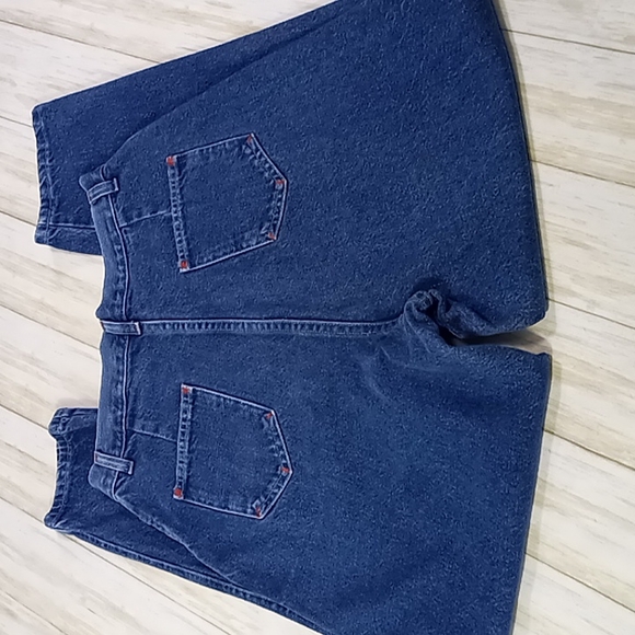 🇺🇲1980's Vintage Congo Trader Ultra High Rise Tapered Leg Mom Jeans Size 14 - Picture 9 of 16